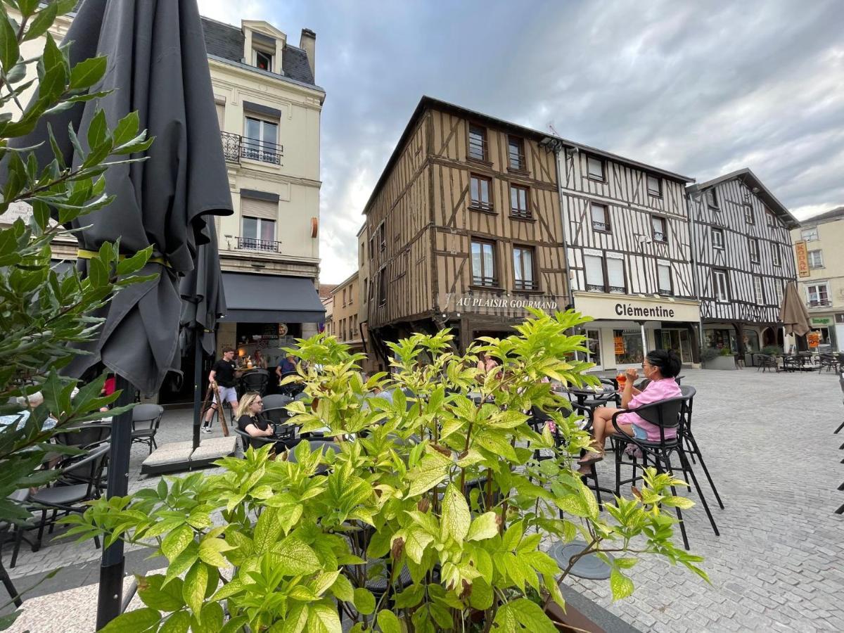 Duplex Cosy 85 M2 Hyper Centre Chalons-En-Champagne Apartment Luaran gambar